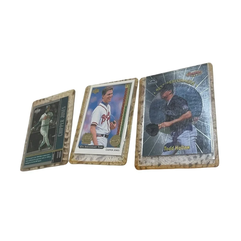 Chipper Jones Todd Helton‎ 90s MLB Cards Lot Upper Deck Bowman